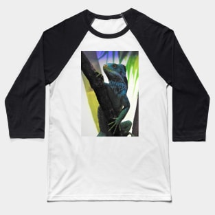 Fijian Crested Iguana Baseball T-Shirt